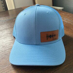 Adventure Awaits Soundwave Columbia Blue Snapback Trucker Hat